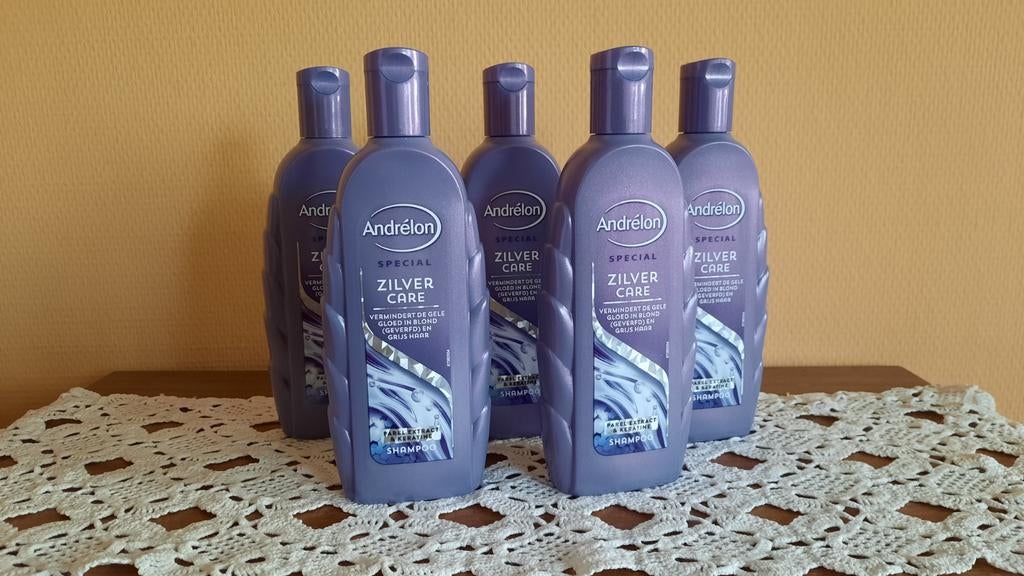 NIEUW! 4x ZILVER CARE SHAMPOO Andrelon 300ml!, Ophalen of Verzenden, Nieuw, Shampoo of Conditioner