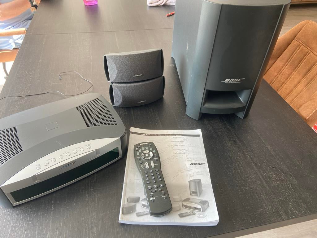 Bose geluidsset uit 2003 - Prachtig geluid, Audio, Tv en Foto, Home Cinema-sets, Gebruikt, 2.1-systeem, Dvd-speler, Ophalen