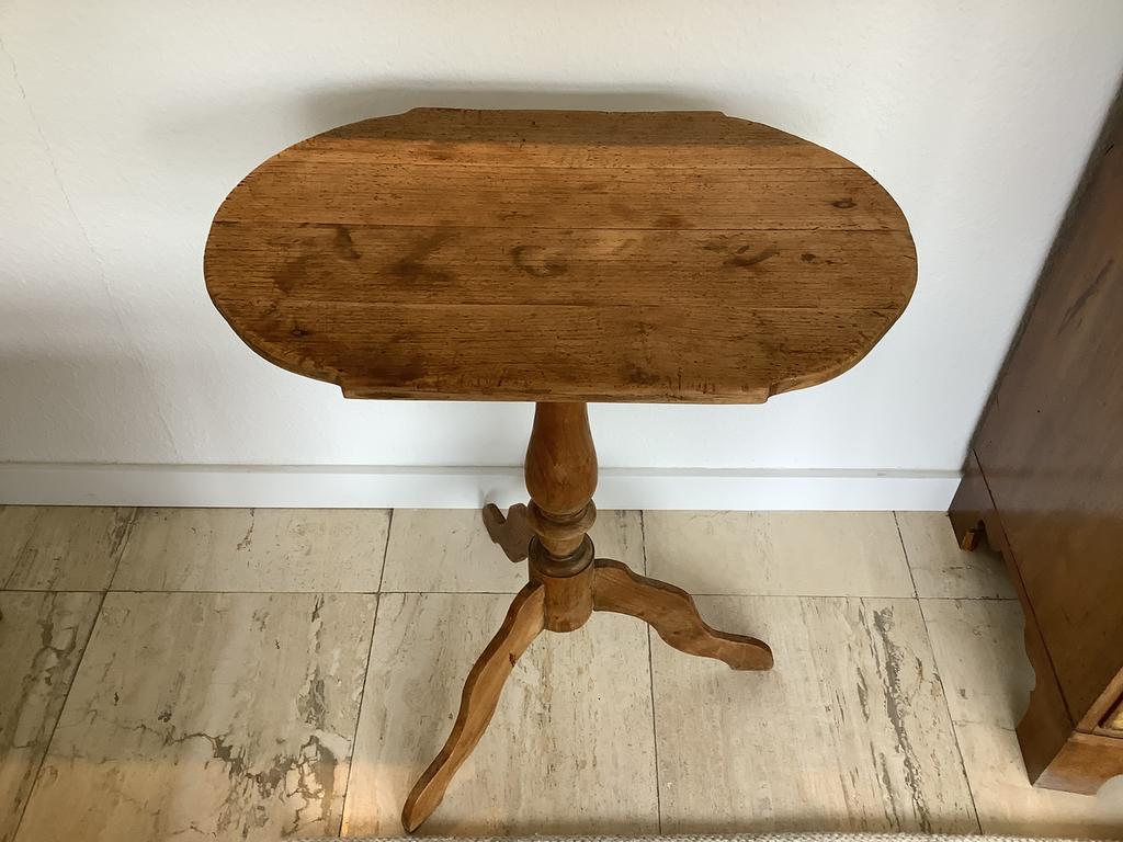 Teak houten wijntafeltje, Antiek en Kunst, Antiek | Meubels | Tafels, Ophalen