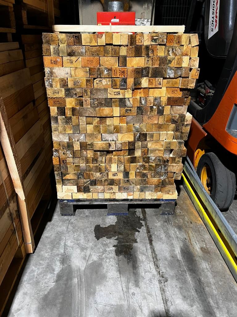 11 pallets á 1m3 met hout, Ophalen, Gebruikt, Minder dan 200 cm, Overige typen