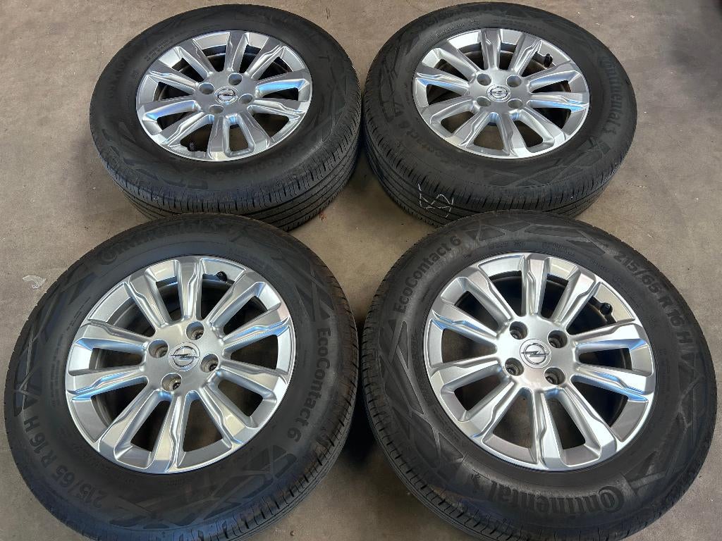 16 inch originele velgen + zomerbanden Opel Mokka, 16 inch, Banden en Velgen, Ophalen of Verzenden, Opel