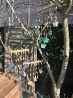 Windhanger houtsnijwerk bloem uit Bali Indonesie windgong, Verburgt Vintage, Nieuw, Ophalen of Verzenden, https://verburgtvintage.nl/#contact