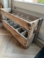 Houten Flessenrek, Ophalen, Minder dan 50 cm, 50 tot 100 cm, Zo goed als nieuw
