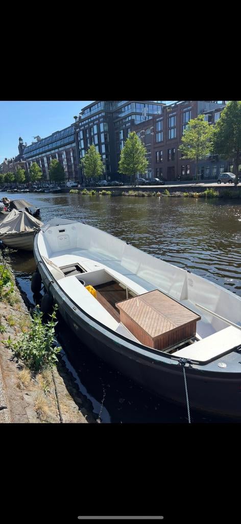 Sloep 8m te koop Amsterdam, Ophalen, Gebruikt, Staal, Binnenboordmotor