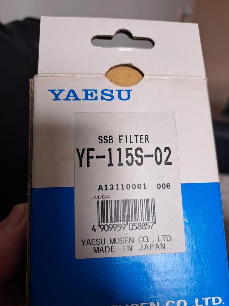 Yaesu YF-115S-02 SSB Filter, Ophalen of Verzenden, Nieuw