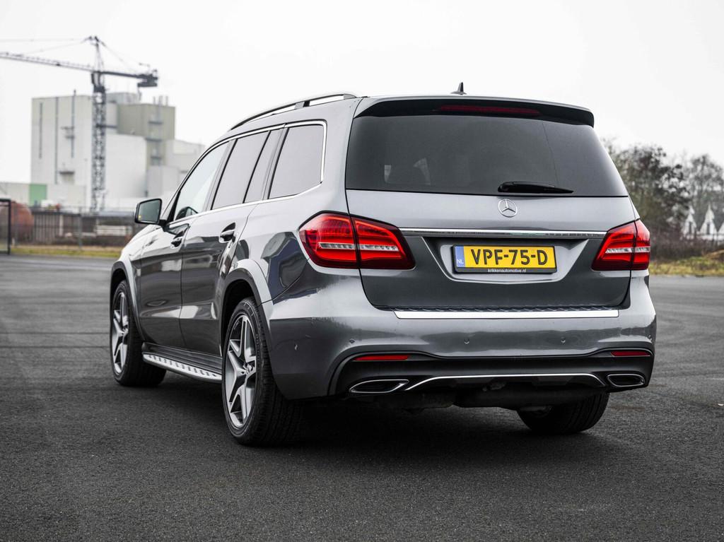 Mercedes GLS 350d 259PK AMG Grijs Kenteken Stoelkoeling Pano, Gebruikt, Zwart, 258 pk, 2987 cc