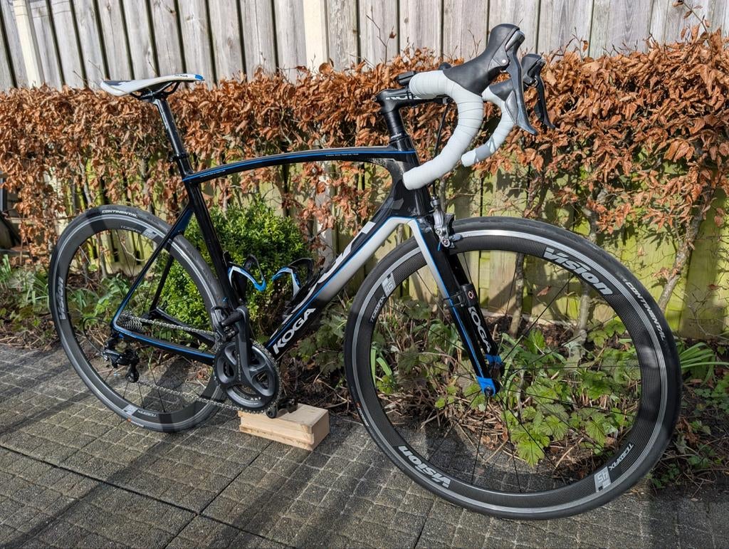 Koga Kimera Road Prestige Team 56cm Carbon Vision wheels!, 28 inch, Gebruikt, Carbon, Heren