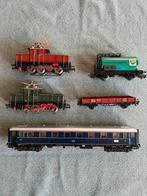 2 Märklin locomotieven E63 en paar wagons, Wisselstroom, Ophalen of Verzenden, Märklin, Gebruikt