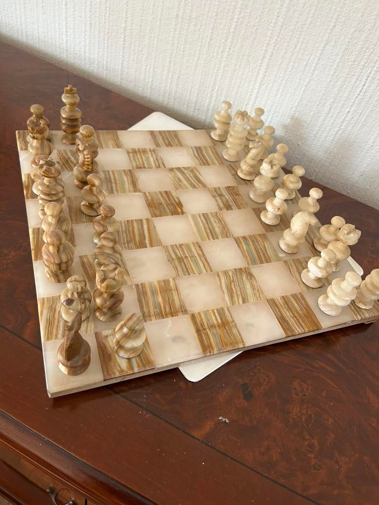 Schaakbord, Ophalen, Glas of Kopje