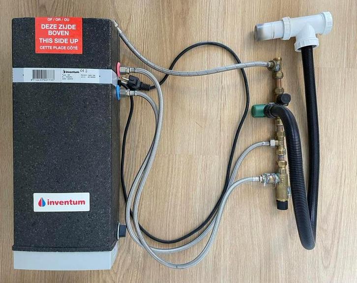 Inventum Q5 5 liter plintboiler 2200W en thermostaat, Doe-het-zelf en Verbouw, Geisers en Boilers, Gebruikt, Boiler, Minder dan 20 liter