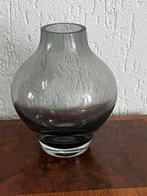 Villeroy & Boch Vaas - 15 cm hoog, Gebruikt, Zwart, Ophalen of Verzenden, Glas