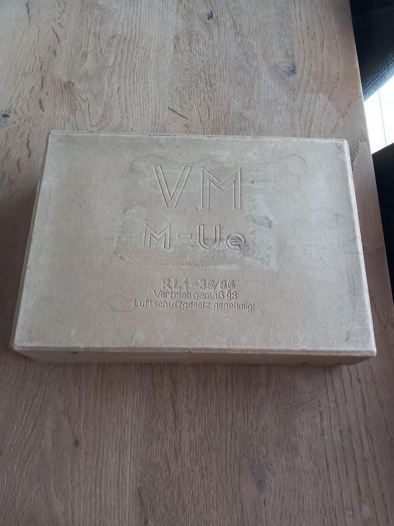 Duits Volksgasmasker WO2, origineel, Verzamelen, Militaria | Tweede Wereldoorlog, Ophalen of Verzenden, Landmacht, Duitsland