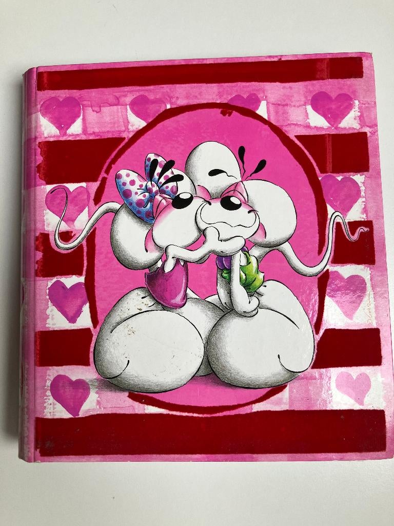 Diddl map met groot verzameling, Verzamelen, Diddl, Zo goed als nieuw, Papier, Kaart of Schrift, Ophalen of Verzenden