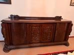 Stijlvol notenhouten dressoir of jachtkast., Antiek en Kunst, Antiek | Meubels | Kasten, Ophalen