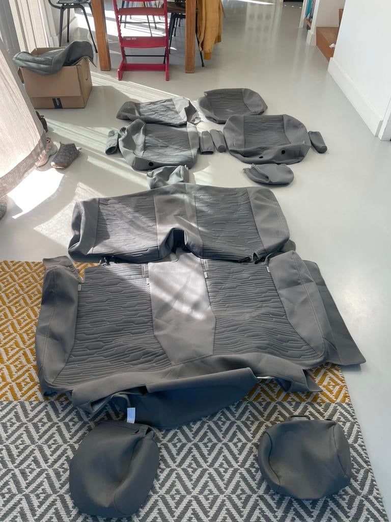 Stoelhoezen California T6.1 Bandrup complete set, Caravans en Kamperen, Camper-accessoires, Ophalen, Gebruikt