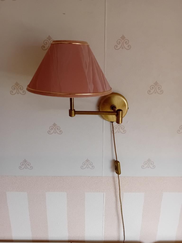 Wandlamp met knikarm, Ophalen of Verzenden, Zo goed als nieuw, Metaal, Modern/vintage