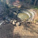 Vijverfolie epdm  4x6 meter, zwart, goede staat, Ophalen of Verzenden, Zo goed als nieuw