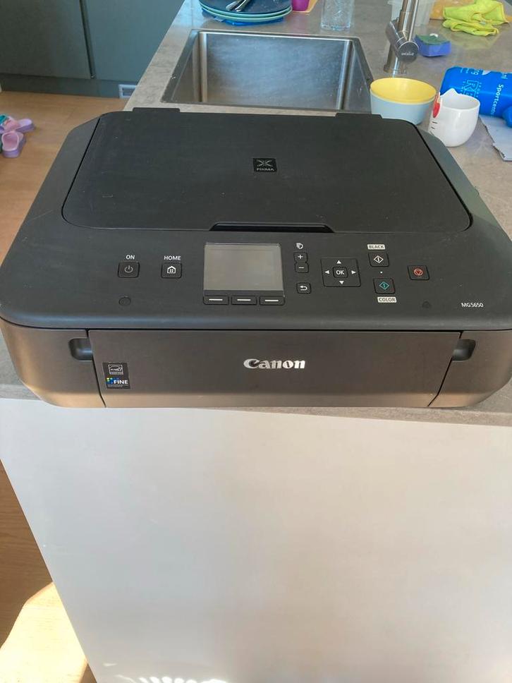 Defecte Canon Pixma MG5650 All-in-One Printer voor onderdele, Computers en Software, Printers, Niet werkend, All-in-one, Inkjetprinter