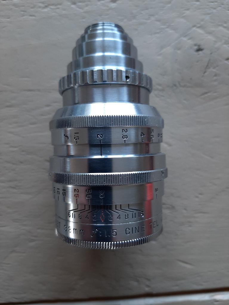 Elgeet 38mm f/1.5 cine lens, Ophalen of Verzenden, 1960 tot 1980, Lens of Lenzen
