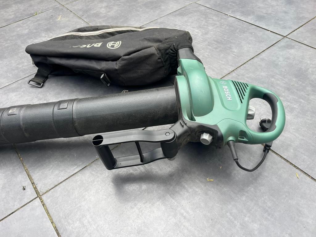 Bladzuiger met opvangzak, Ophalen of Verzenden, Zo goed als nieuw, Elektrisch, Met opvangzak