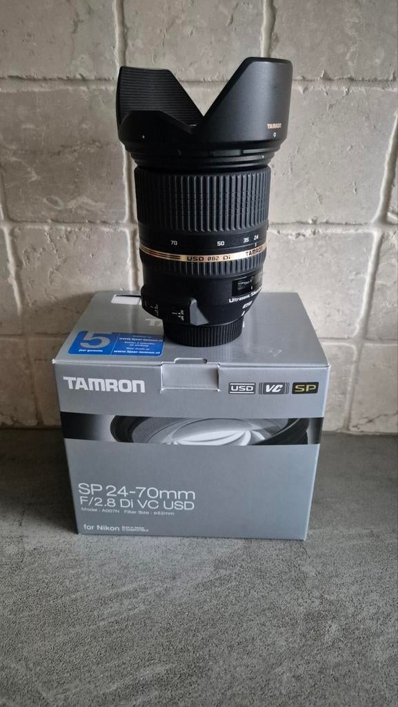 Tamron SP 24-70mm F/2.8 Di VC USD, Audio, Tv en Foto, Fotografie | Lenzen en Objectieven, Ophalen, Zo goed als nieuw, Telelens