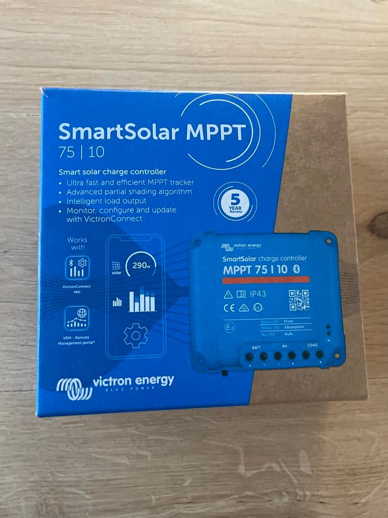 Victron SmartSolar MPPT 75|10 Laadregelaar - Nieuw in doos, Ophalen of Verzenden, Nieuw, Overige typen, 100 tot 200 wattpiek