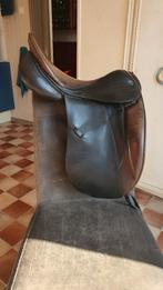 Zwart bruin stübben dressuurzadel 17.5 inch, Ophalen of Verzenden, Gebruikt