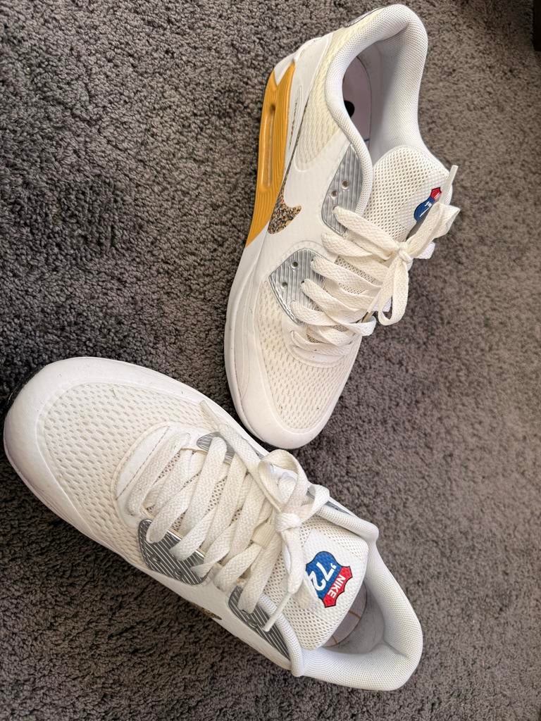 Nike Air Max 90 Golf - PGA Championship Tulsa EU42, Ophalen of Verzenden, Zo goed als nieuw, Wit, Sneakers of Gympen