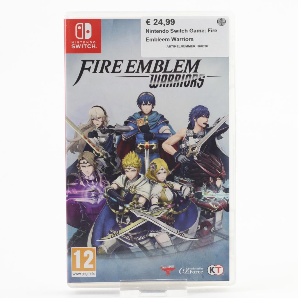 Nintendo Switch Game: Fire Embleem Warriors, Nintendo, Zo goed als nieuw, Support@nintendo.com, 11-1 Hokotate-cho, Kamitoba, Minami-ku
Kyoto 601-8501
Japan
