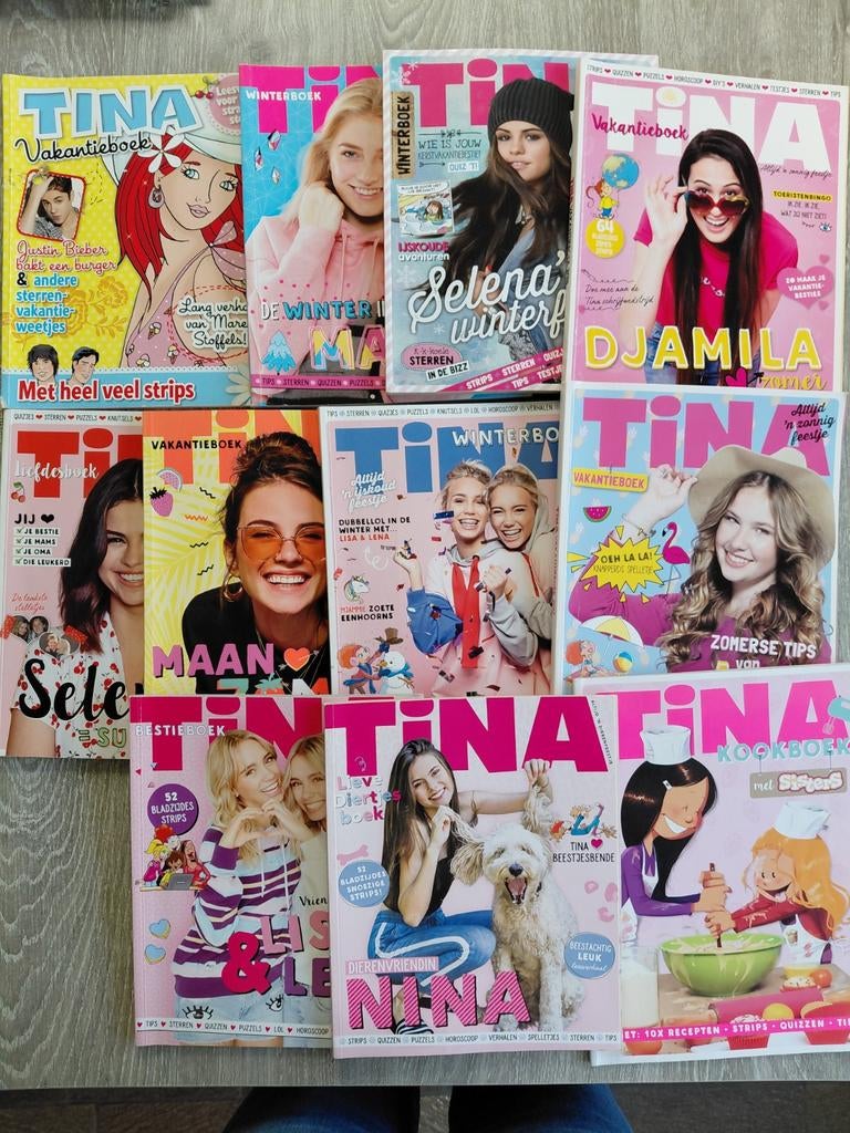 Tina Vakantie-, Kook- en Winterboeken - Diverse Jaren, Boeken, Tijdschriften en Kranten, Ophalen of Verzenden, Gelezen, Damesbladen