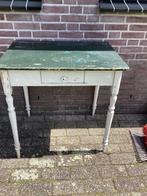 Leuk brocant tafeltje met lade uit grootmoeders tijd, Ophalen