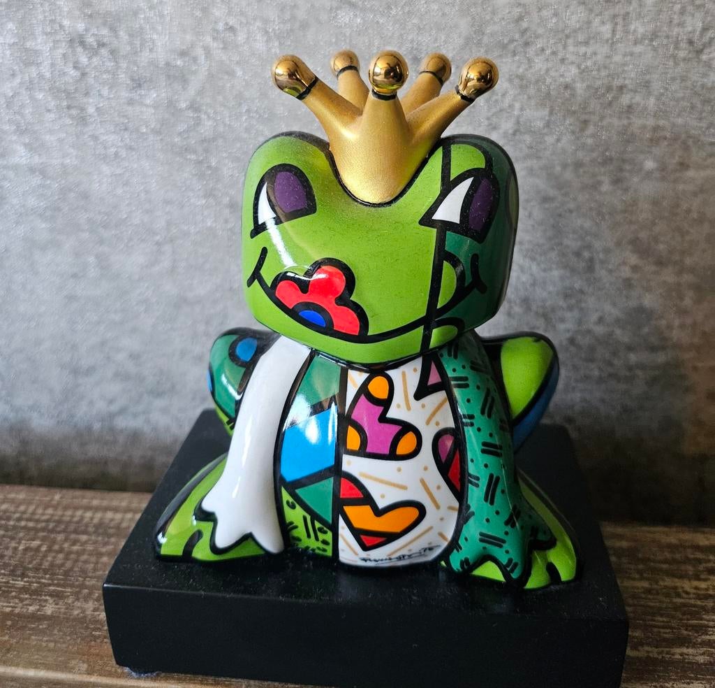 Romero Britto Kikker Prince, Ophalen of Verzenden, Zo goed als nieuw, Dier