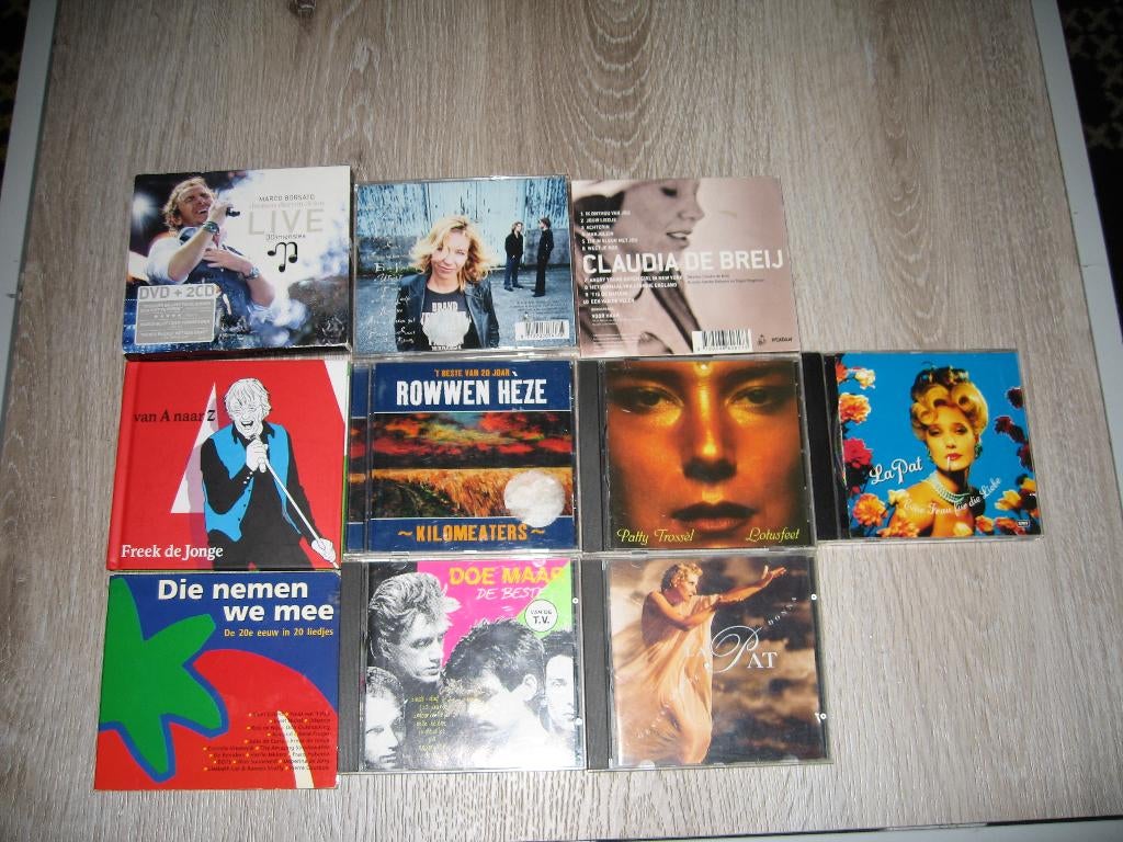 Verzameling partij nederlandstalige cd's 10 stuks, Ophalen of Verzenden, Zo goed als nieuw, Overige genres