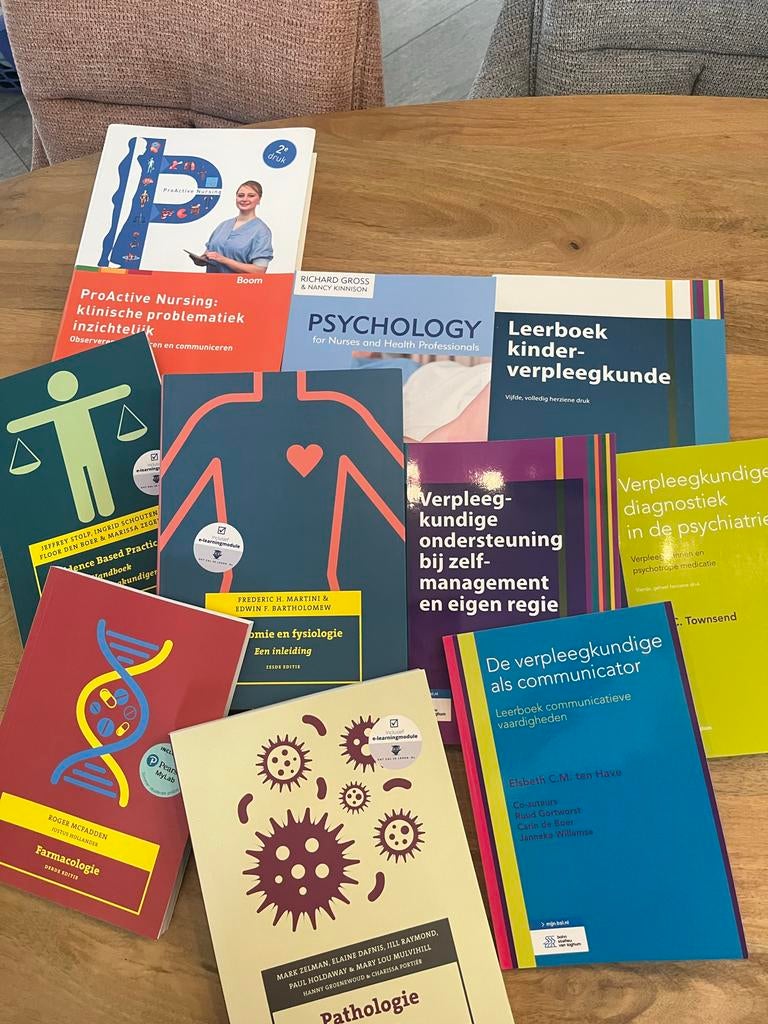 HBO-V Schoolboeken - Complete set voor Verpleegkunde, Ophalen of Verzenden, Gelezen, Overige niveaus, Overige vakken