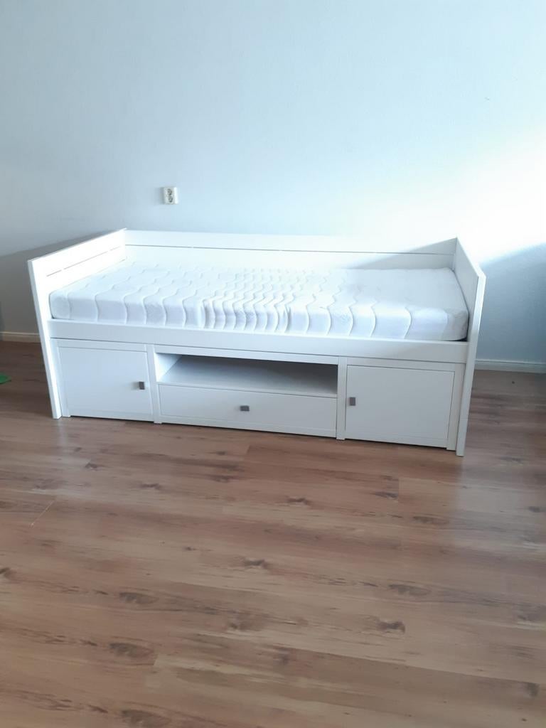 zgan life time kajuitbed wit lifetime bed, Kinderen en Baby's, Kinderkamer | Bedden, Ophalen, 180 cm of meer, 85 tot 100 cm