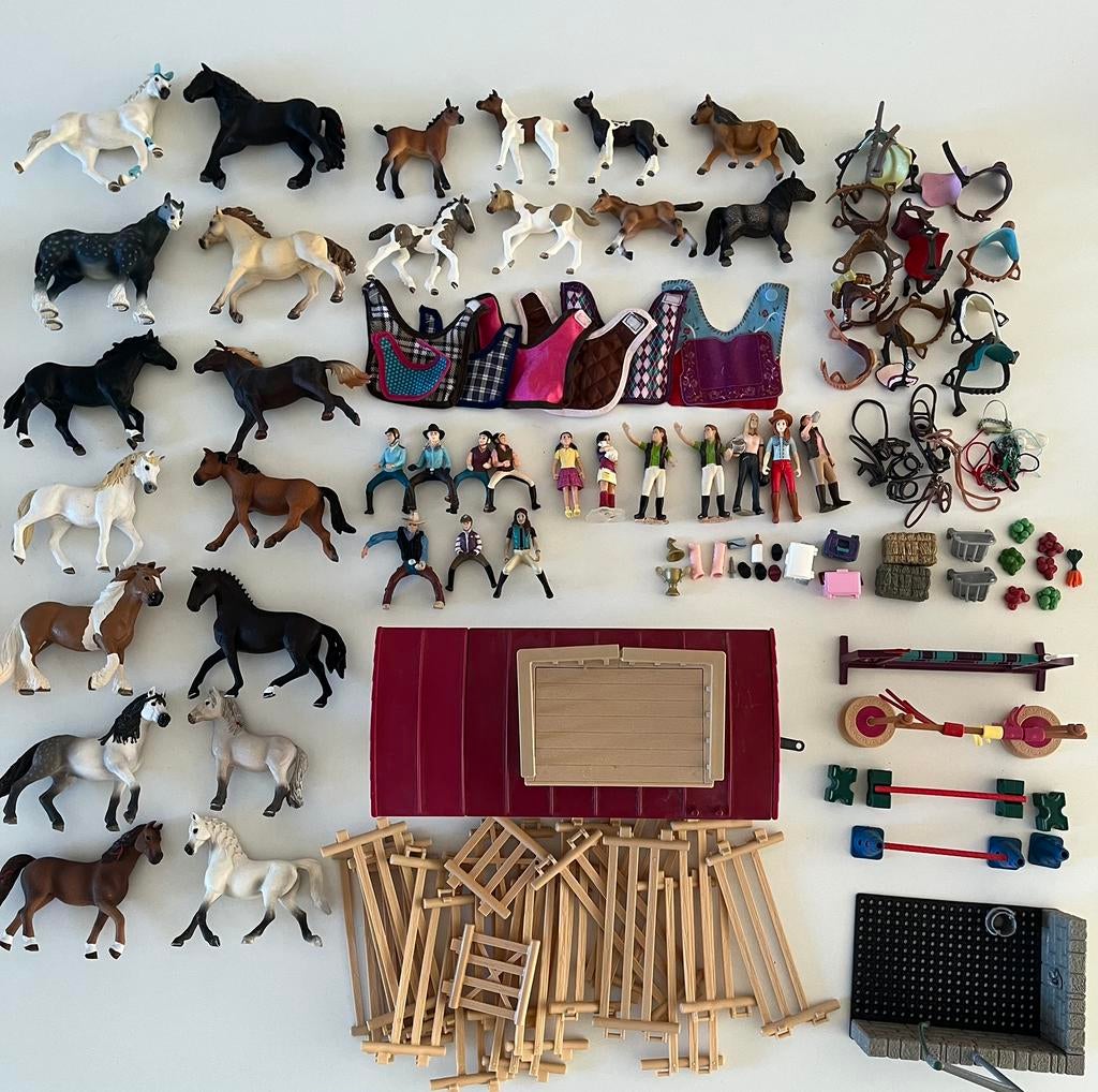 Mega grote Schleich verzameling, Ophalen of Verzenden, Zo goed als nieuw, Jongen of Meisje