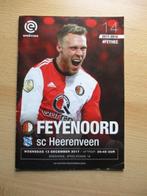 Feyenoord - SC Heerenveen programmaboekje 13 december 2017, Ophalen of Verzenden, Gelezen, Watersport en Hengelsport