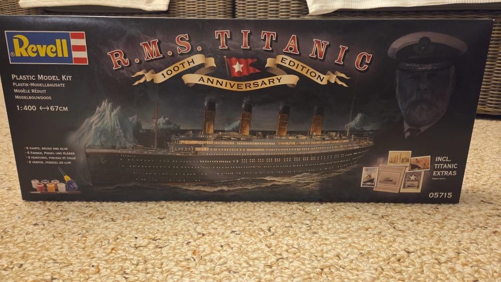 R.M.S. Titinic Schip Revell Model Schaal 1/400 Ongeopend, Hobby en Vrije tijd, Modelbouw | Boten en Schepen, Nieuw, 1:200 of kleiner