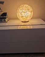 Bol tafel lamp met dekor roses schelpen, Antiek en Kunst, Antiek | Lampen, Ophalen of Verzenden