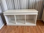 Wit houten opbergkastje met 3 vakken, Huis en Inrichting, Ophalen, Met plank(en), Gebruikt, 100 tot 150 cm
