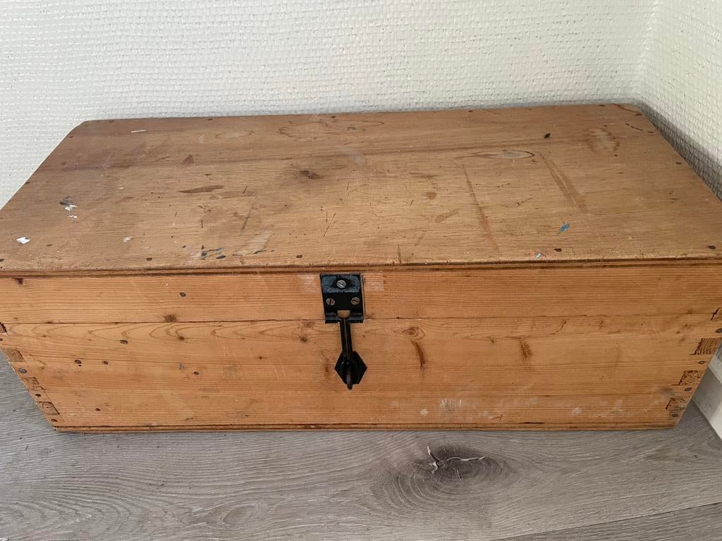 Houten opbergkist, Ophalen of Verzenden, Zo goed als nieuw, Duplo