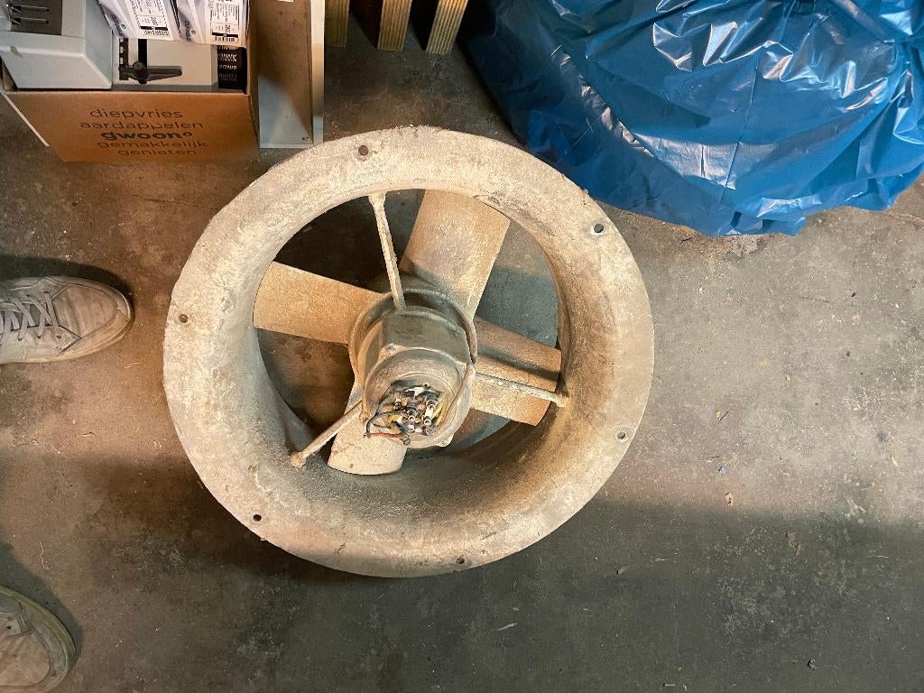 industriele ventilator, Ophalen