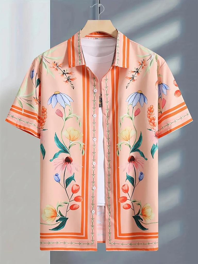 Nieuwe Mandarijn Kimono Heren Blouse (S - Regular Fit), Ophalen of Verzenden, Nieuw, Oranje, Halswijdte 38 (S) of kleiner