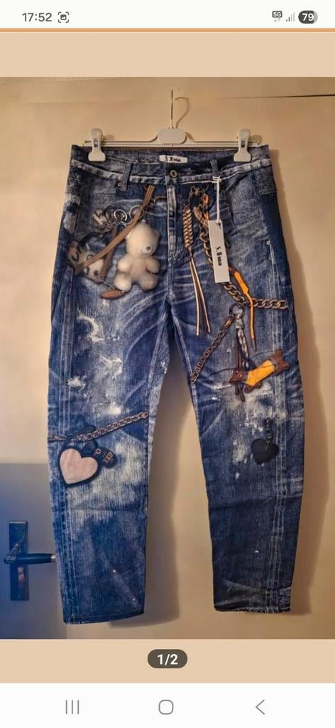 Spijkerbroek, Kleding | Dames, Ophalen of Verzenden, Nieuw, Blauw, Overige jeansmaten