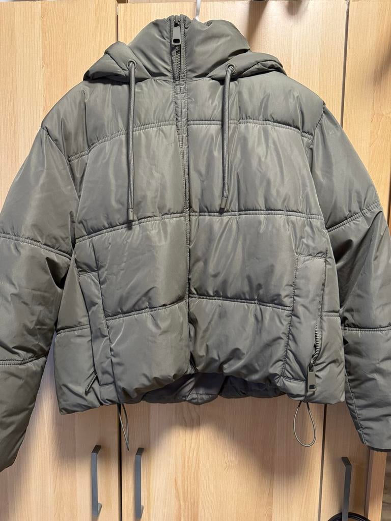 Zara winterjas maat S, Kleding | Dames, Jassen | Winter, Ophalen of Verzenden, Gedragen, Maat 36 (S), Groen