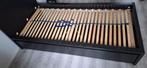 1 persoons zwart Ikea bed Malm., Ophalen, 90 cm, Eenpersoons, Zwart