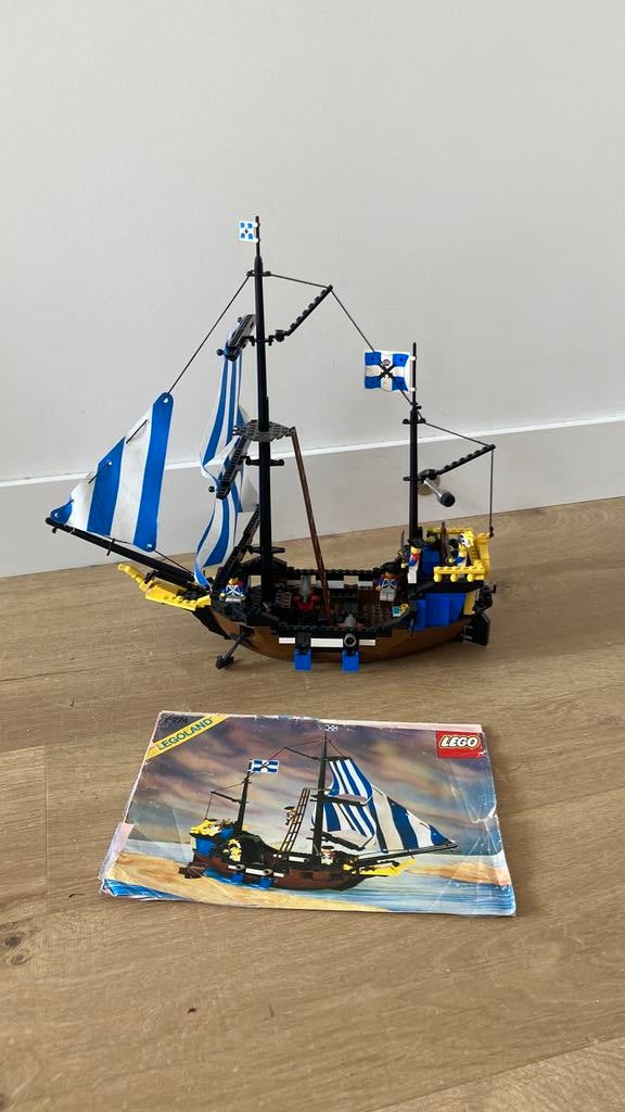 Lego piratenschip clipper 6274 - 1989 - compleet, Ophalen of Verzenden, Gebruikt, Complete set, Lego