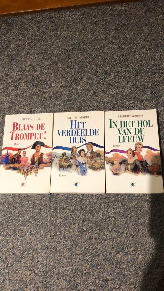 3 boeken Gilbert Morris., Boeken, Ophalen, Zo goed als nieuw