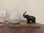 Art Deco Nachtkast lampje olifant, Ophalen of Verzenden