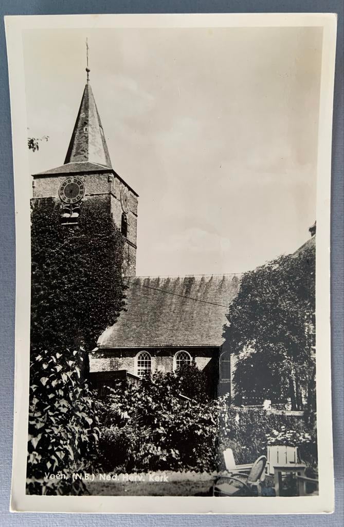 Veen (N.Br.) Ned. Herv. Kerk, Verzamelen, Ophalen of Verzenden, Voor 1920, Ongelopen, Noord-Brabant